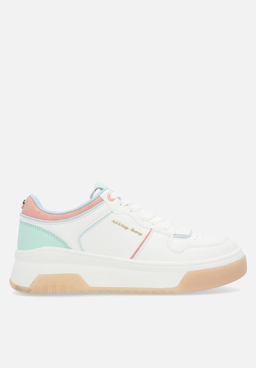 Sissy Boy Ladies Pastel Pride Sneaker- White SH1123