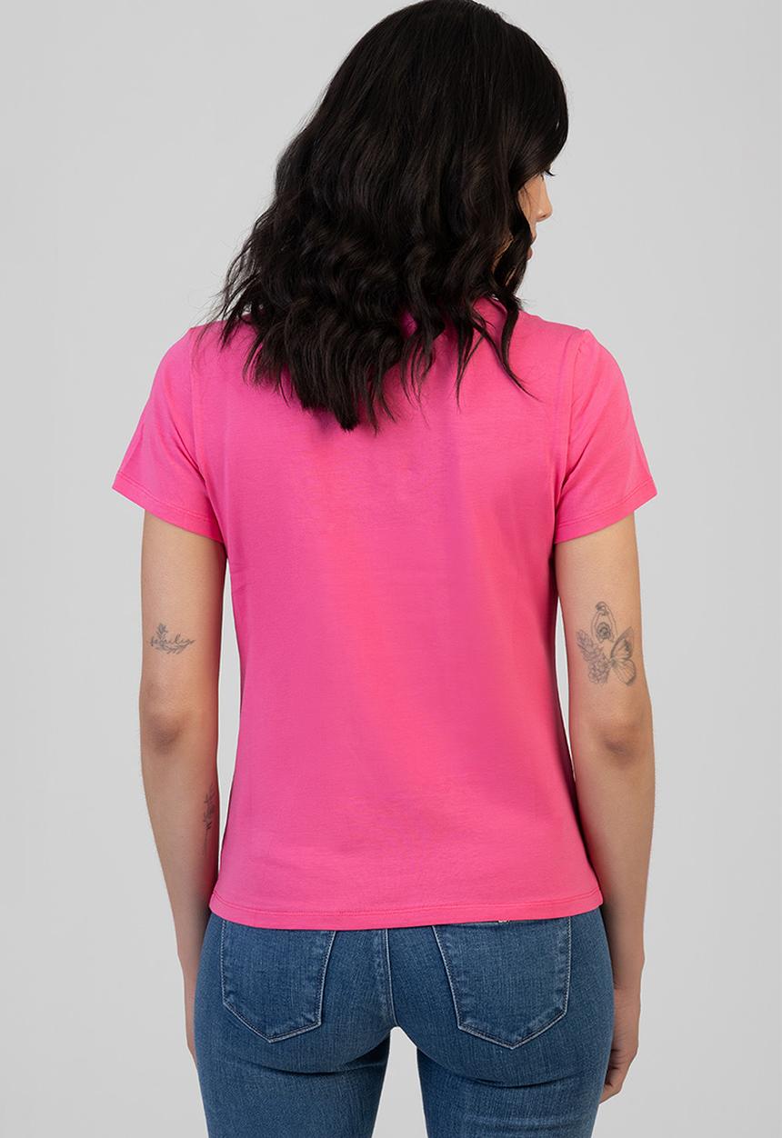 Sissy Boy Glitter In The Dark Regular Tee Bright-Pink T33403