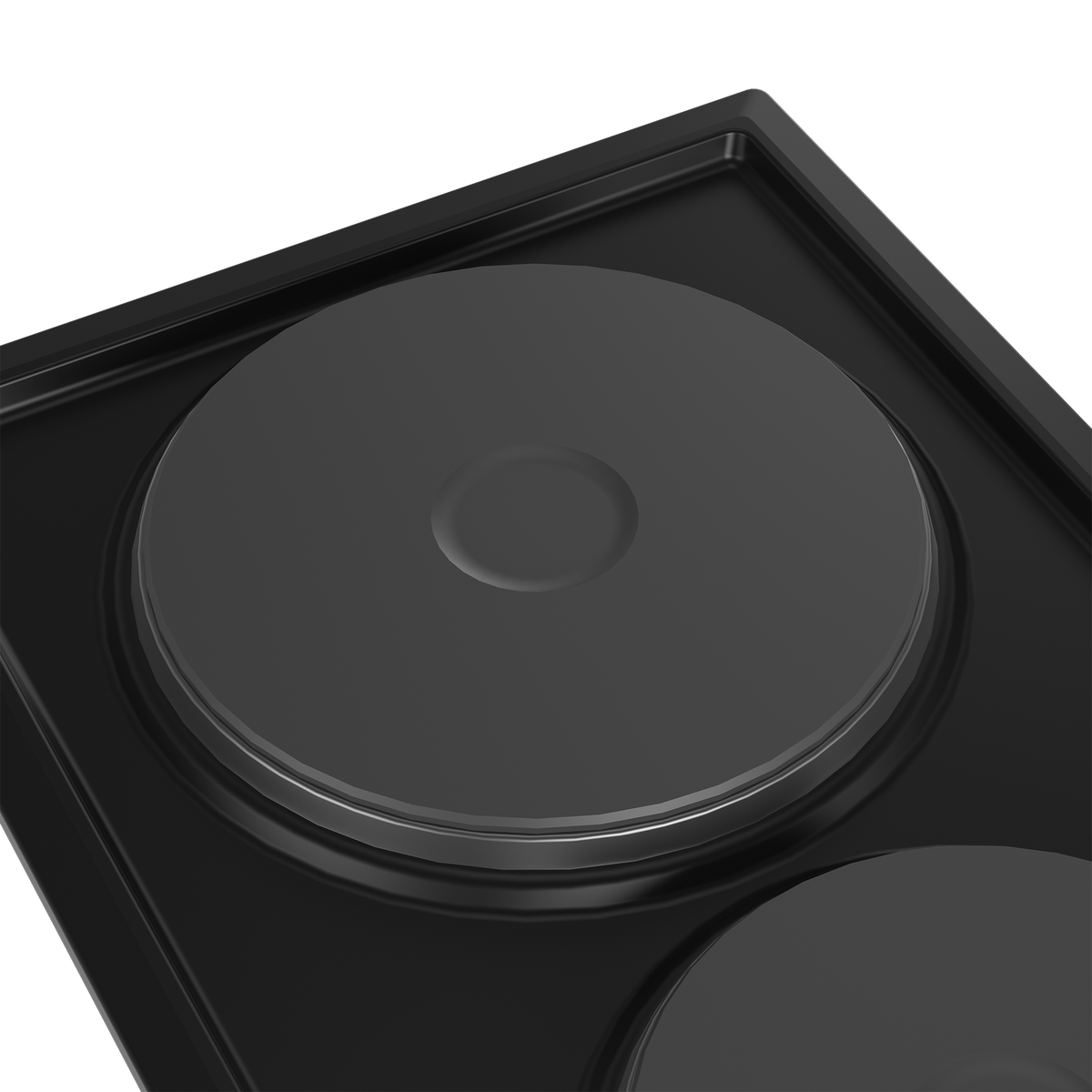 Defy Black 2 Plate Solid  DHD400