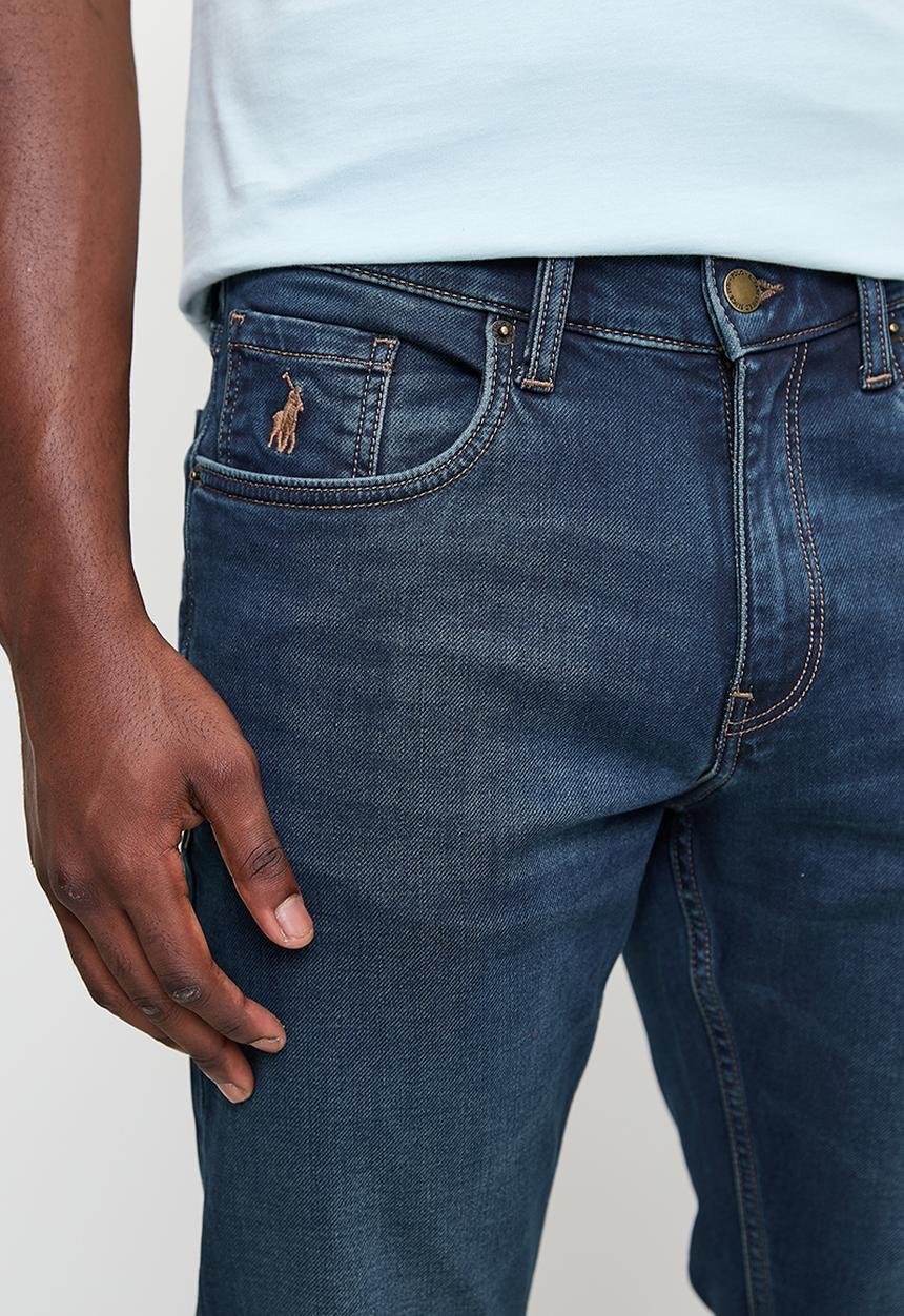 Polo Men's Knitted Slim Leg Denim