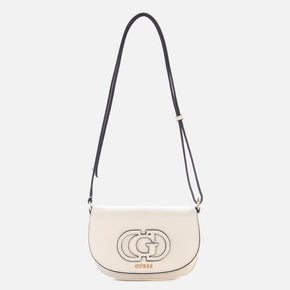 Guess Calebra Mini Crossbody Bag - Cream (8038641303641)