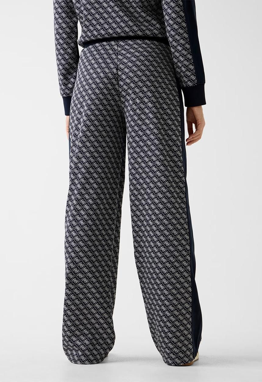 Guess Ladies Leg Pants Navy Multi Maya 4G GM18885.