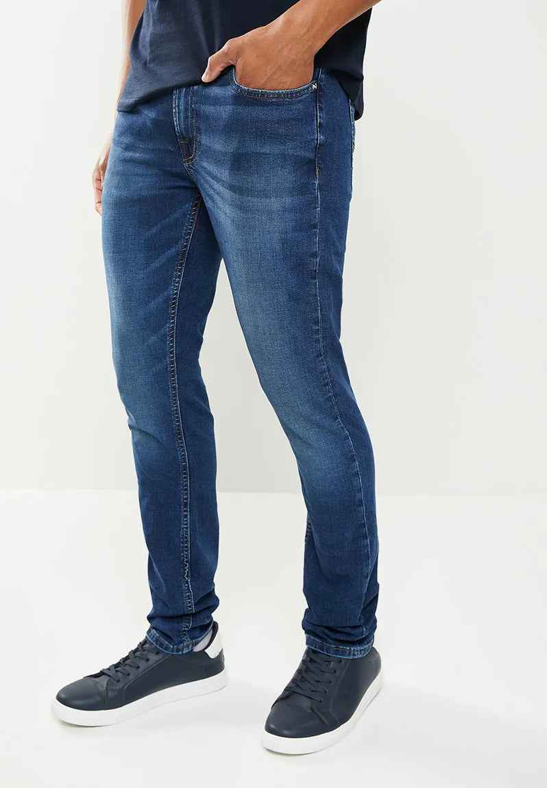 Guess Men's Dark Eco Super Skinny Dark Wash