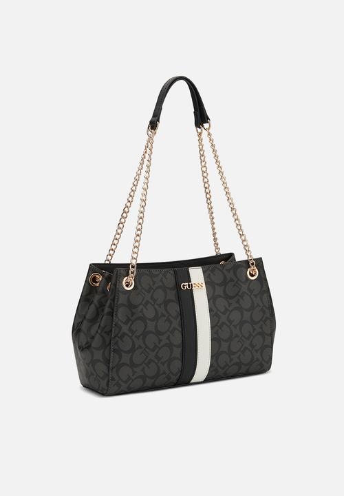Guess Kerry Satchel-Coal (8040752087129)