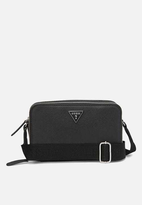 Guess Viviette Mini Dbl Zip Crossbody - Black (8024286920793)