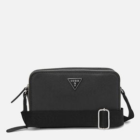 Guess Viviette Mini Dbl Zip Crossbody - Black (8024286920793)