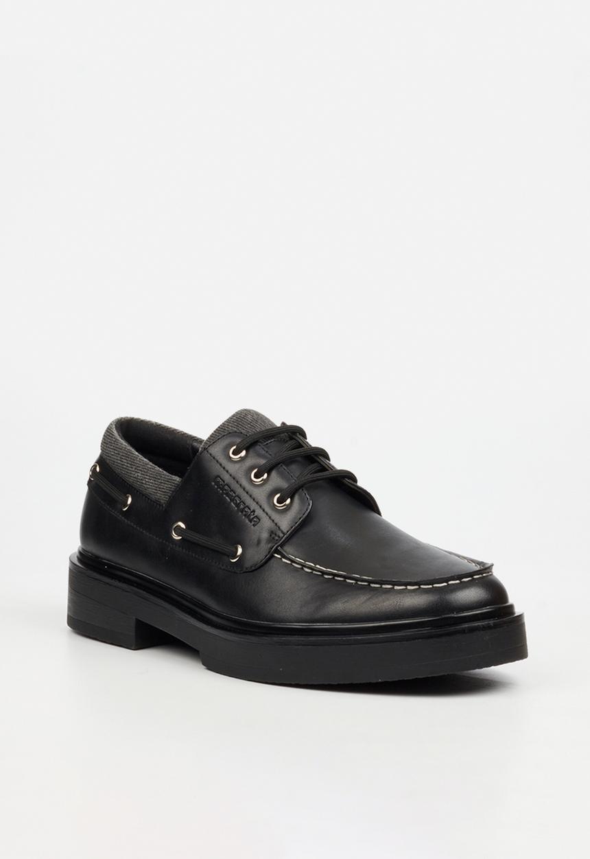 Mazerata Elia 13 Faux Wax Shoe - Black