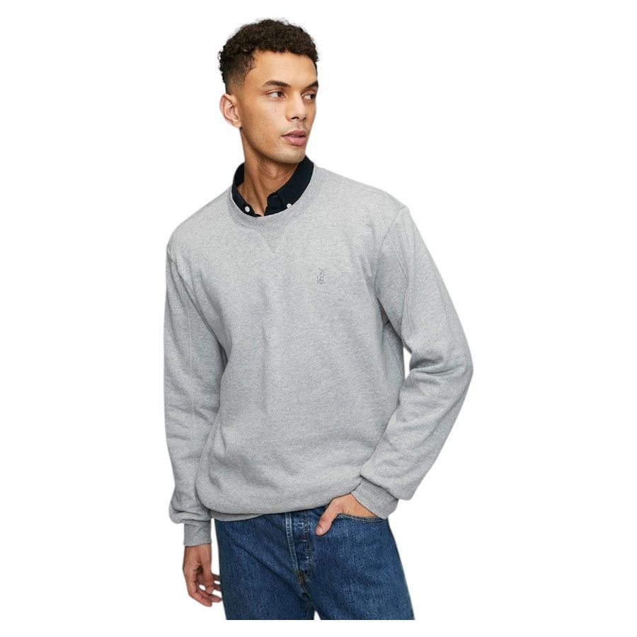 Polo Essential Fleece Sweater Grey Melange 0070789.