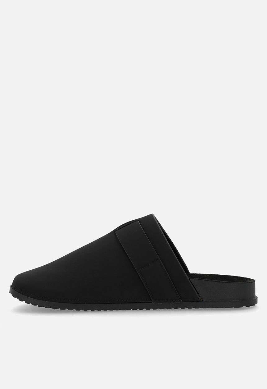 Mazerata Mule 1 Slipper Faux Nubuck-Black