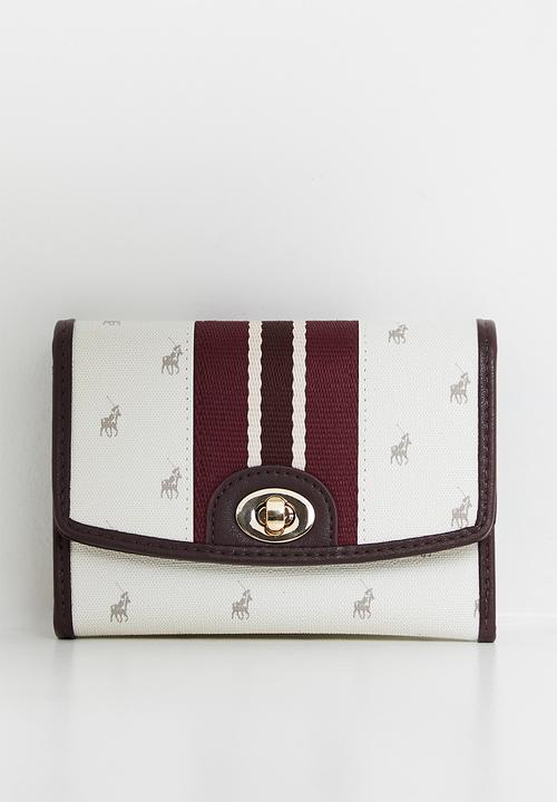 Polo Oxford purse bag- grey