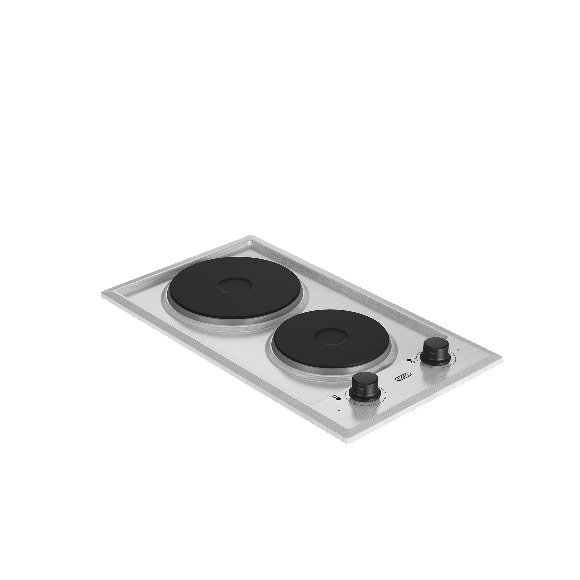 Defy 2 Plate Stainless Steel Solid Hob DHD401