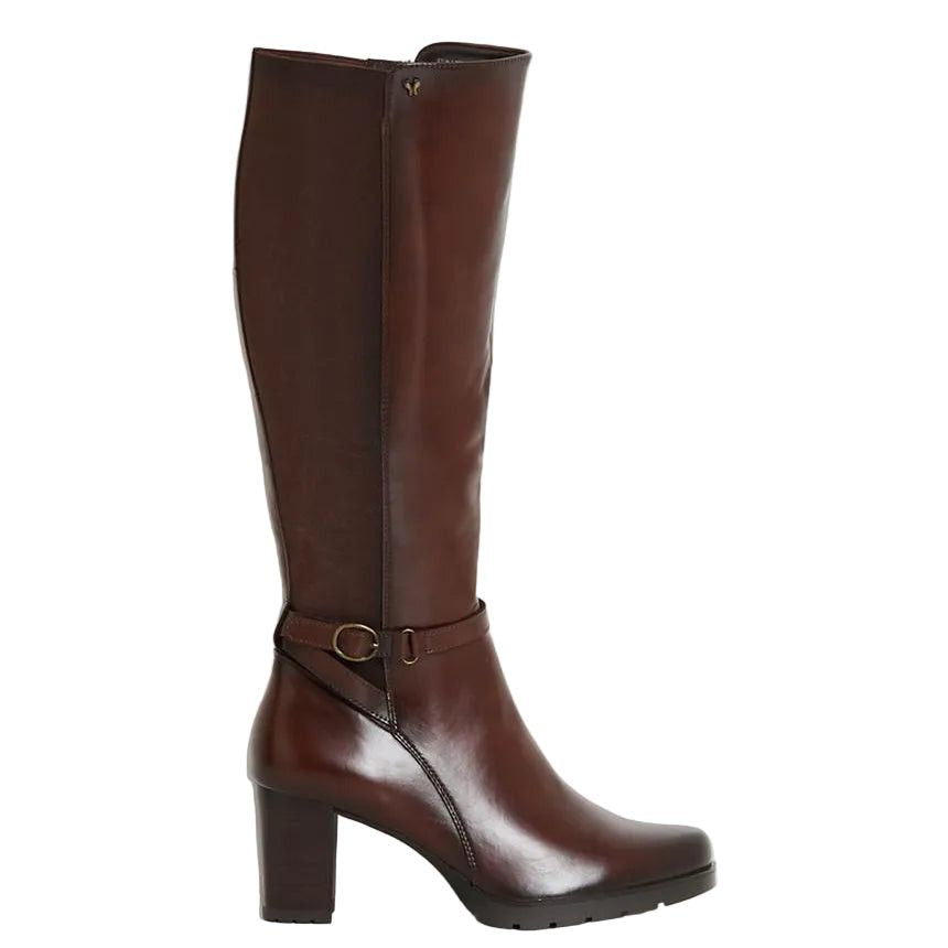 Butterfly Ladies High Boots Kylin 5 In Chocolate.