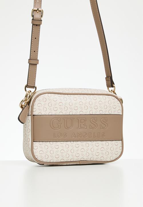 Guess Devlon Camera Crossbody - Khaki (8024289673305)