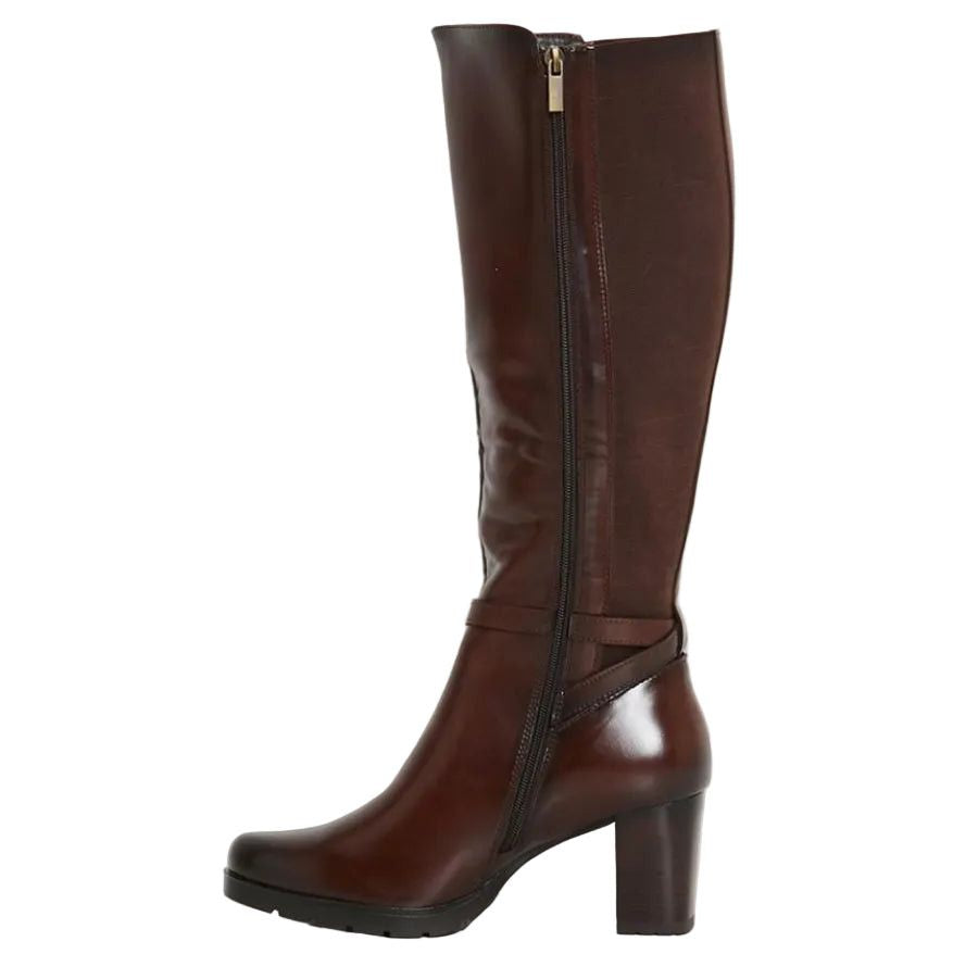 Butterfly Ladies High Boots Kylin 5 In Chocolate.