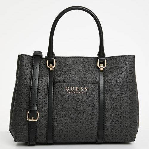 Guess Morrigan Satchel Bag - Coal (8025751945305)
