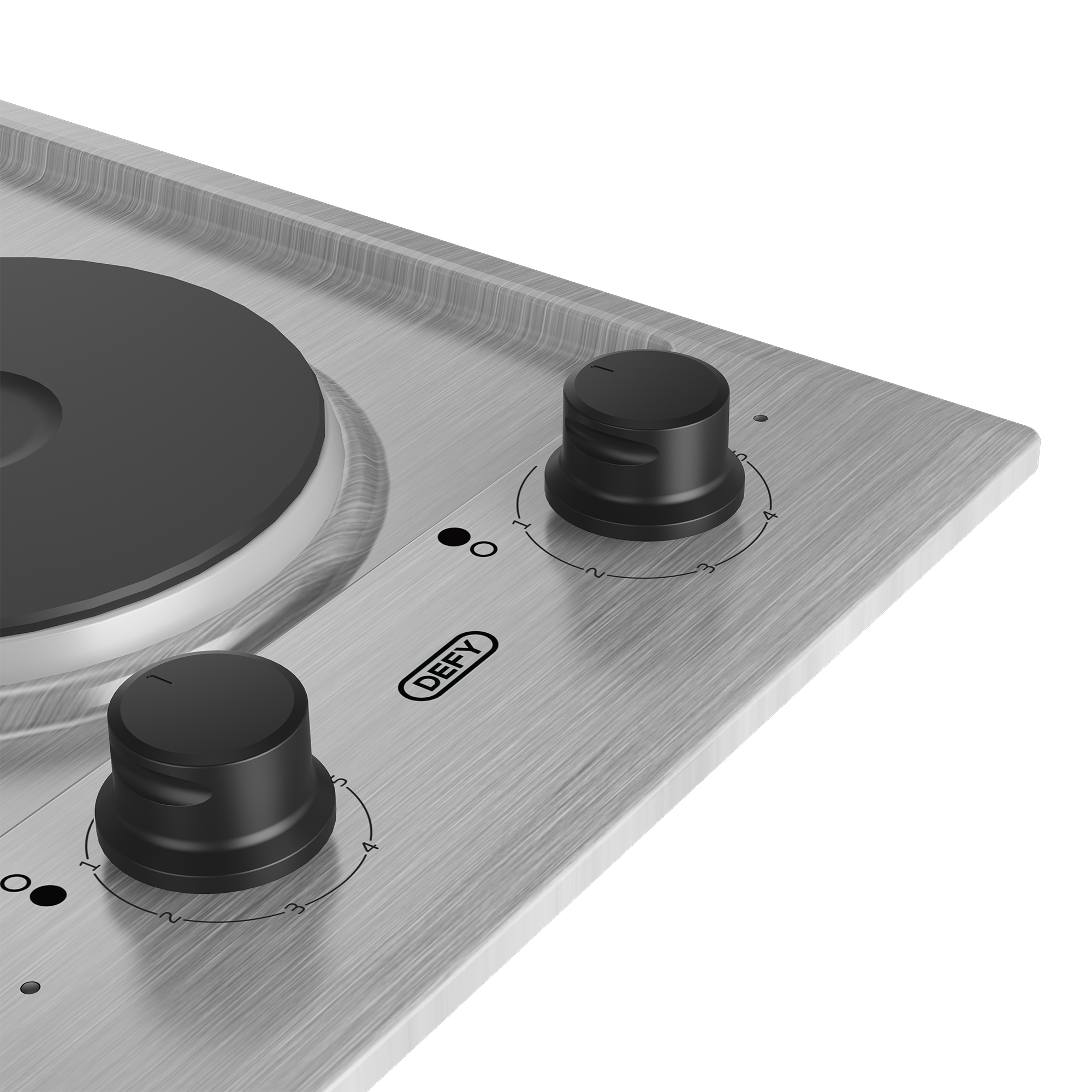 Defy 2 Plate Stainless Steel Solid Hob DHD401