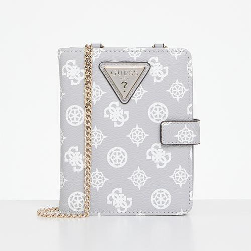 Guess Wilder Passport Holder - Lavender Grey (8025790218329)