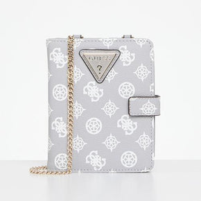 Guess Wilder Passport Holder - Lavender Grey (8025790218329)