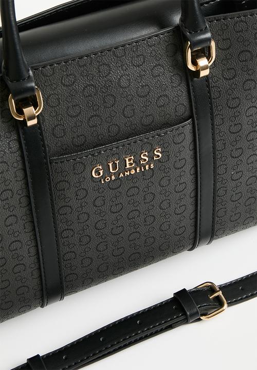 Guess Morrigan Satchel Bag - Coal (8025751945305)