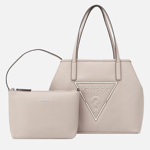 Guess Portini Trap Tote - Beige (8024282857561)