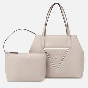 Guess Portini Trap Tote - Beige (8024282857561)