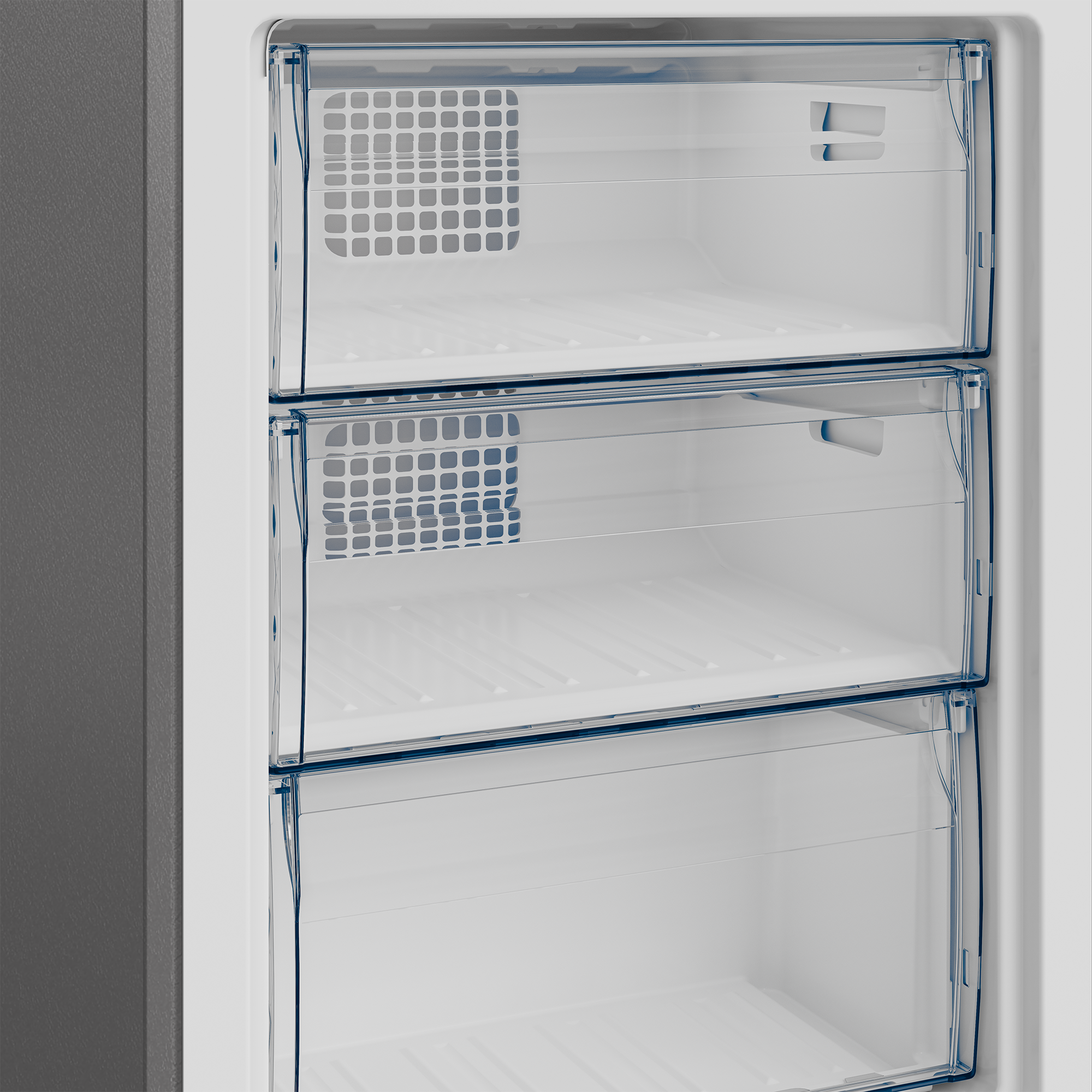 Defy 348L Satin Metallic Eco Combi Fridge With Water Dispenser DAC645 C455