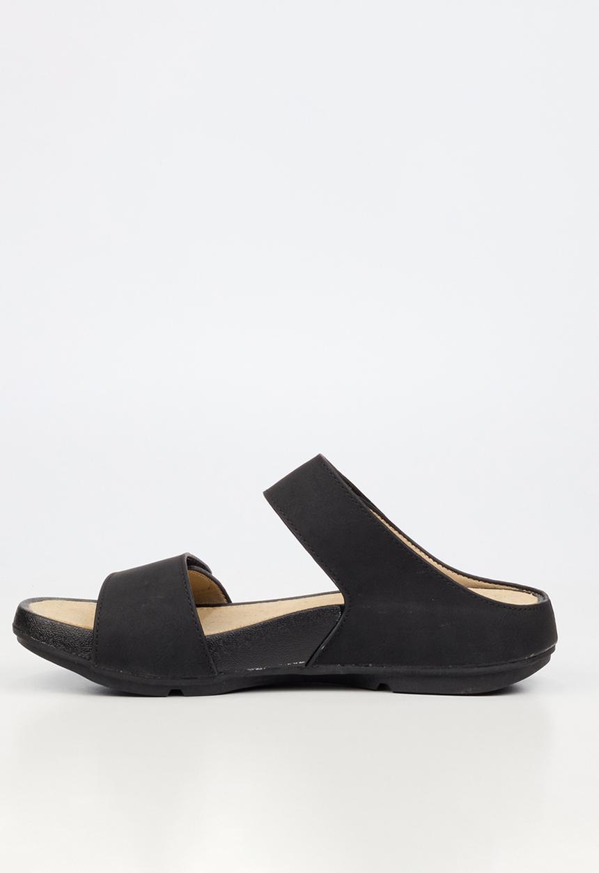 Butterfly Feet Wander 2 Velcro Strap Sandal-Black.