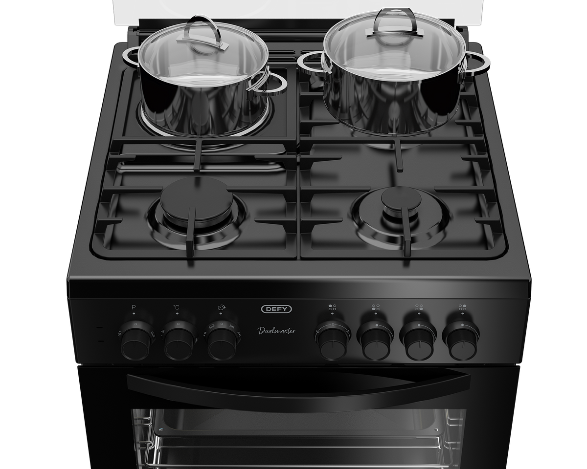Defy Gas Electric Stove Black DGS679