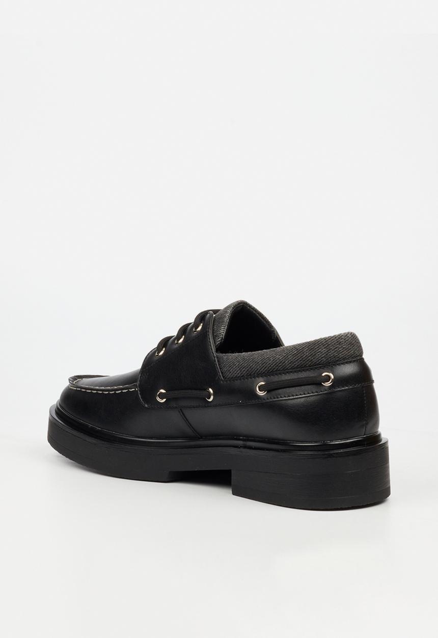 Mazerata Elia 13 Faux Wax Shoe - Black