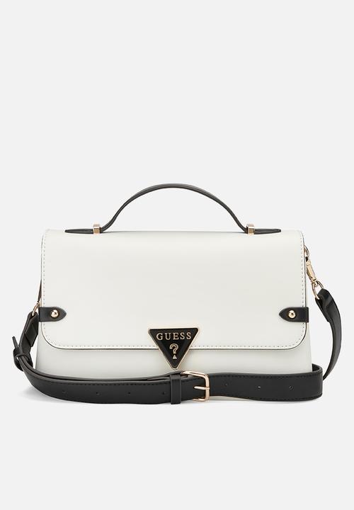Guess Marlena Top Handle Crossbody-Cream Multi (8040691105881)
