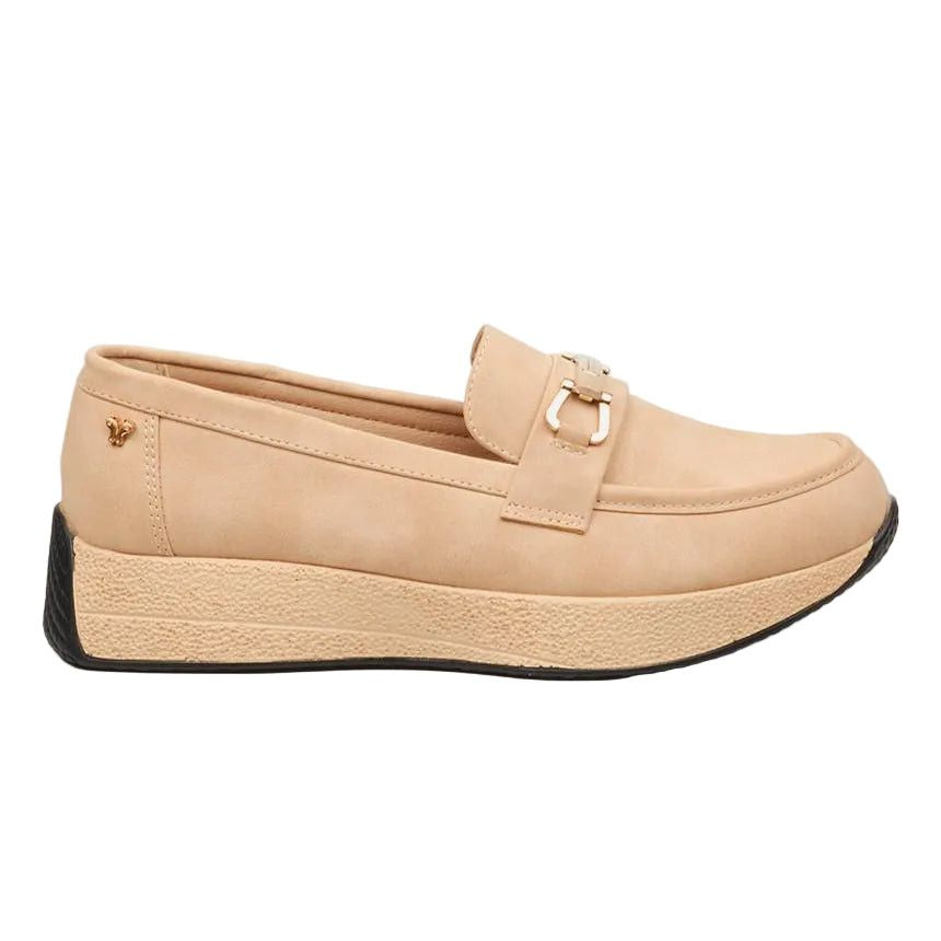Butterfly Ladies Shoes Talma 1 In Beige.