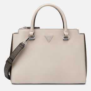 Guess Phyllis Satchel - Taupe (8024268865625)