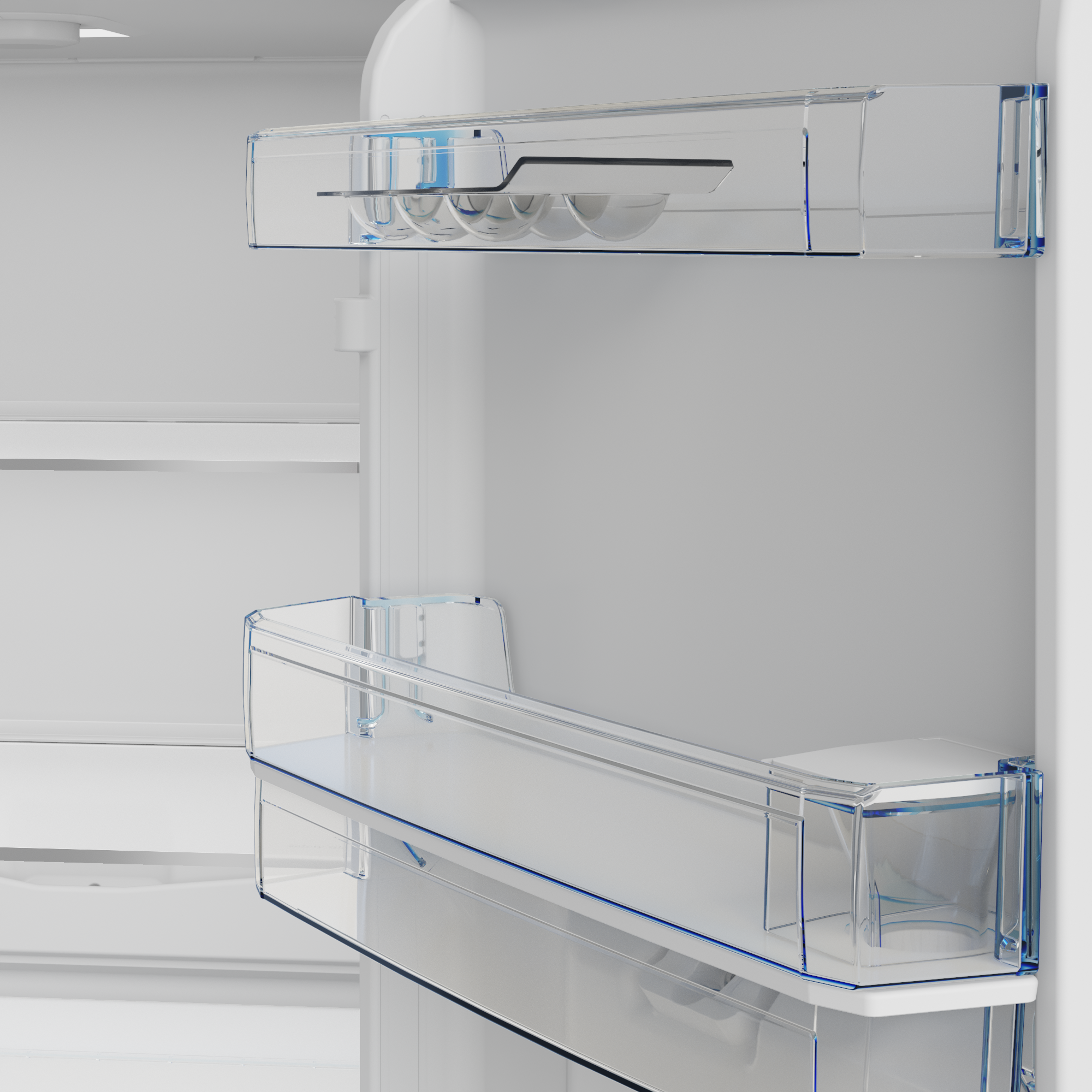 Defy 302L Satin Metallic Fridge Freezer Frost Free DAC639