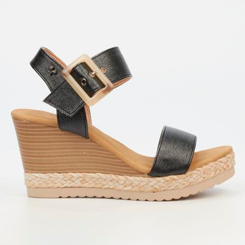 Butterfly Feet Avery 5 Wedge Black (8021557870681)