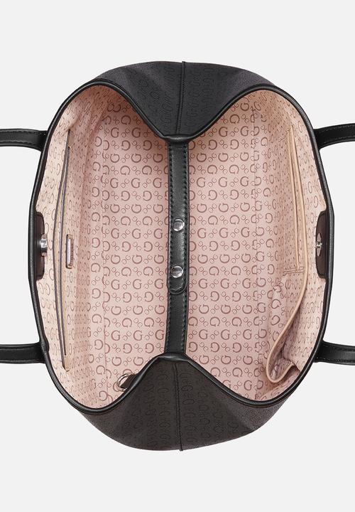 Guess Portini Trap Tote Coal SV985624