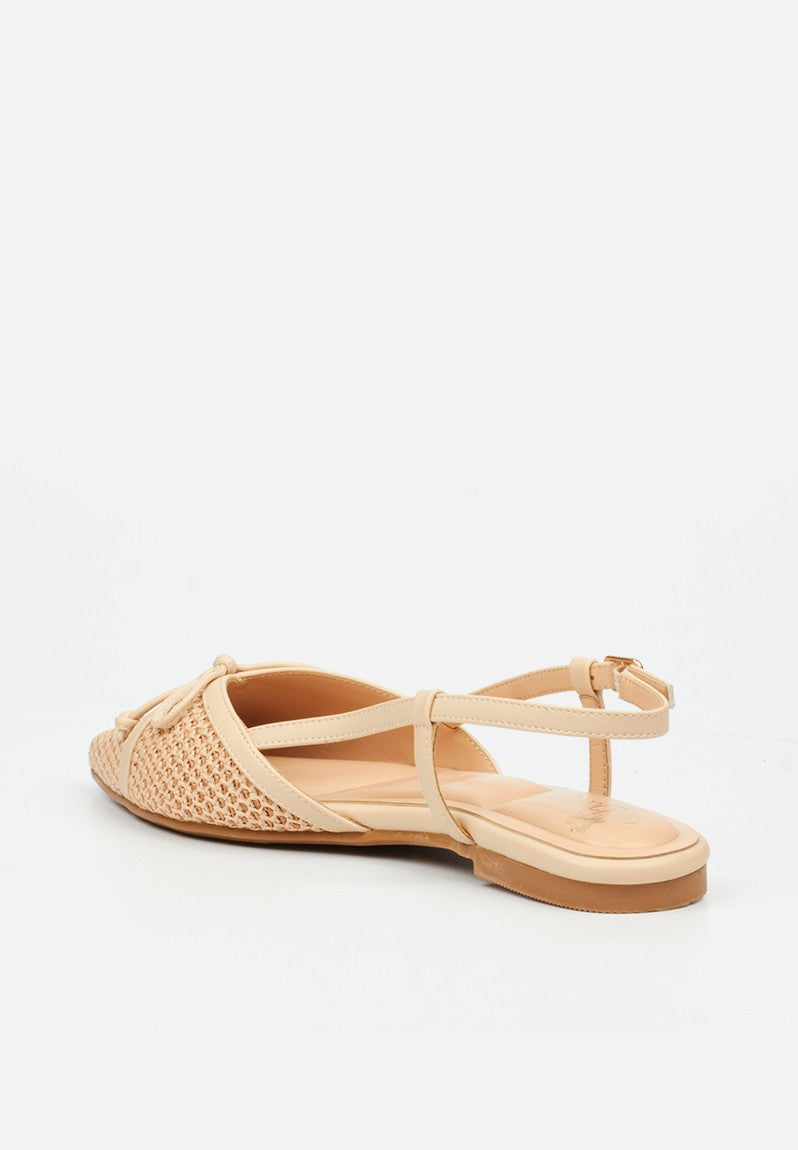 Butterfly Feet Ladies Lyell 1 Slingback-Beige.