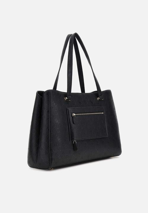 Guess Salinge  Travel Tote Bag Black Logo DP9624024