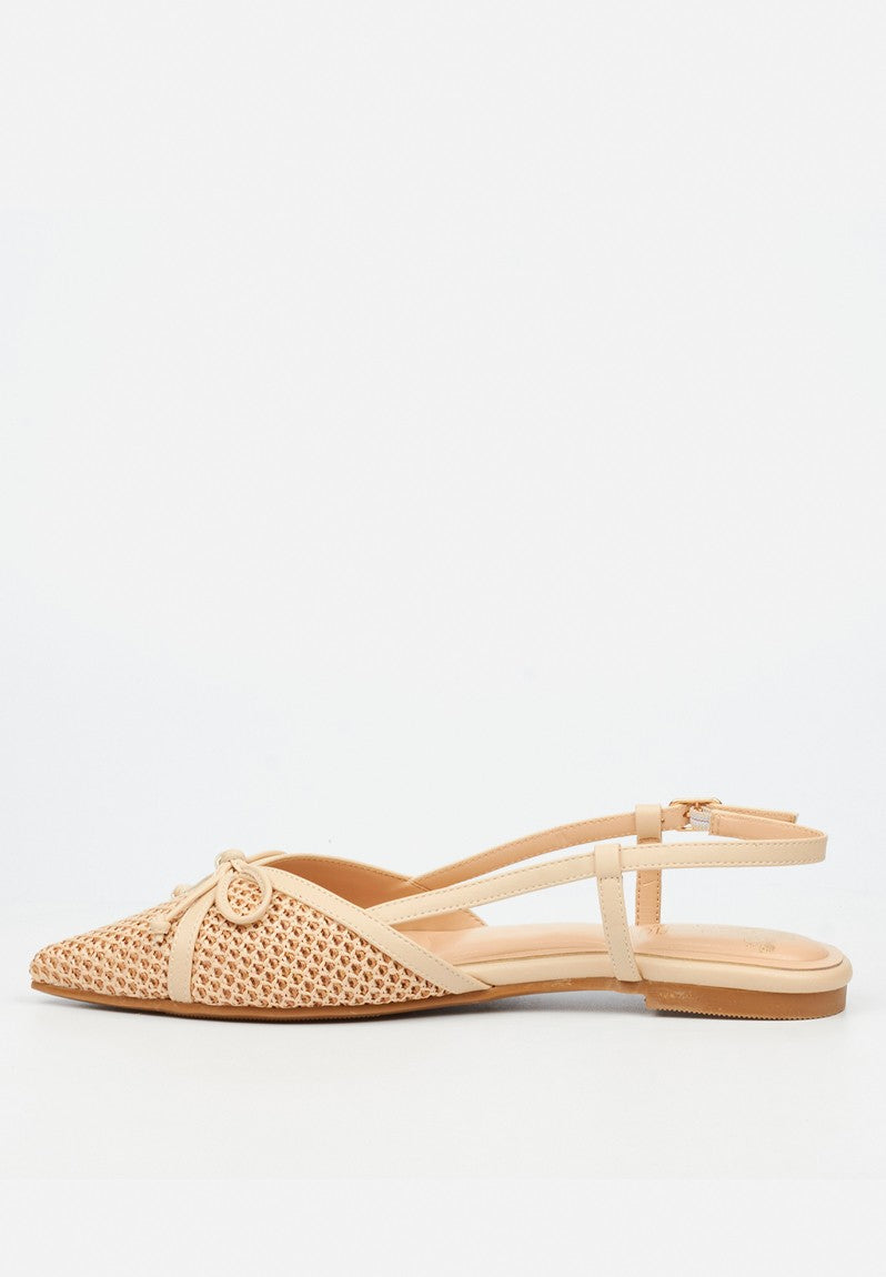 Butterfly Feet Ladies Lyell 1 Slingback-Beige.