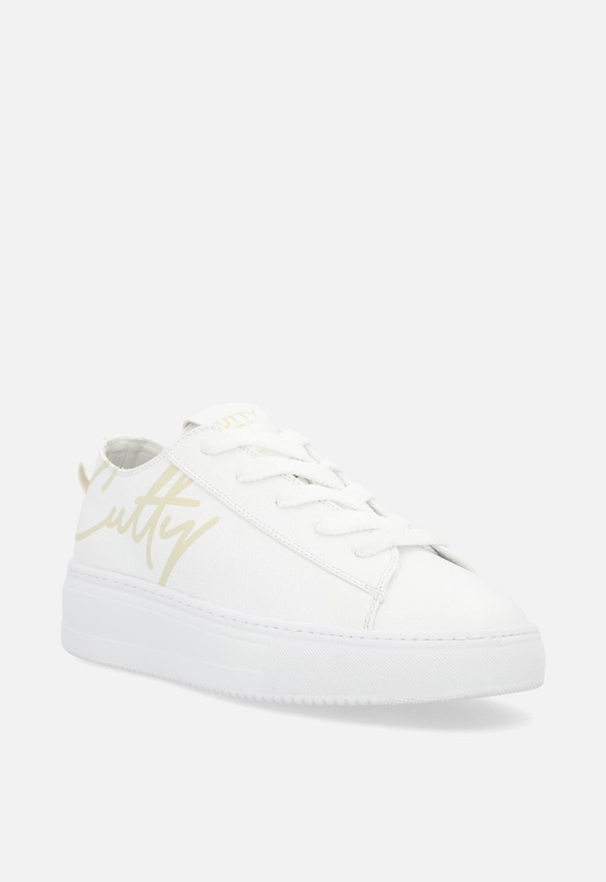 Cutty Men's Tampa Pebble Pu-White CUTAMPA