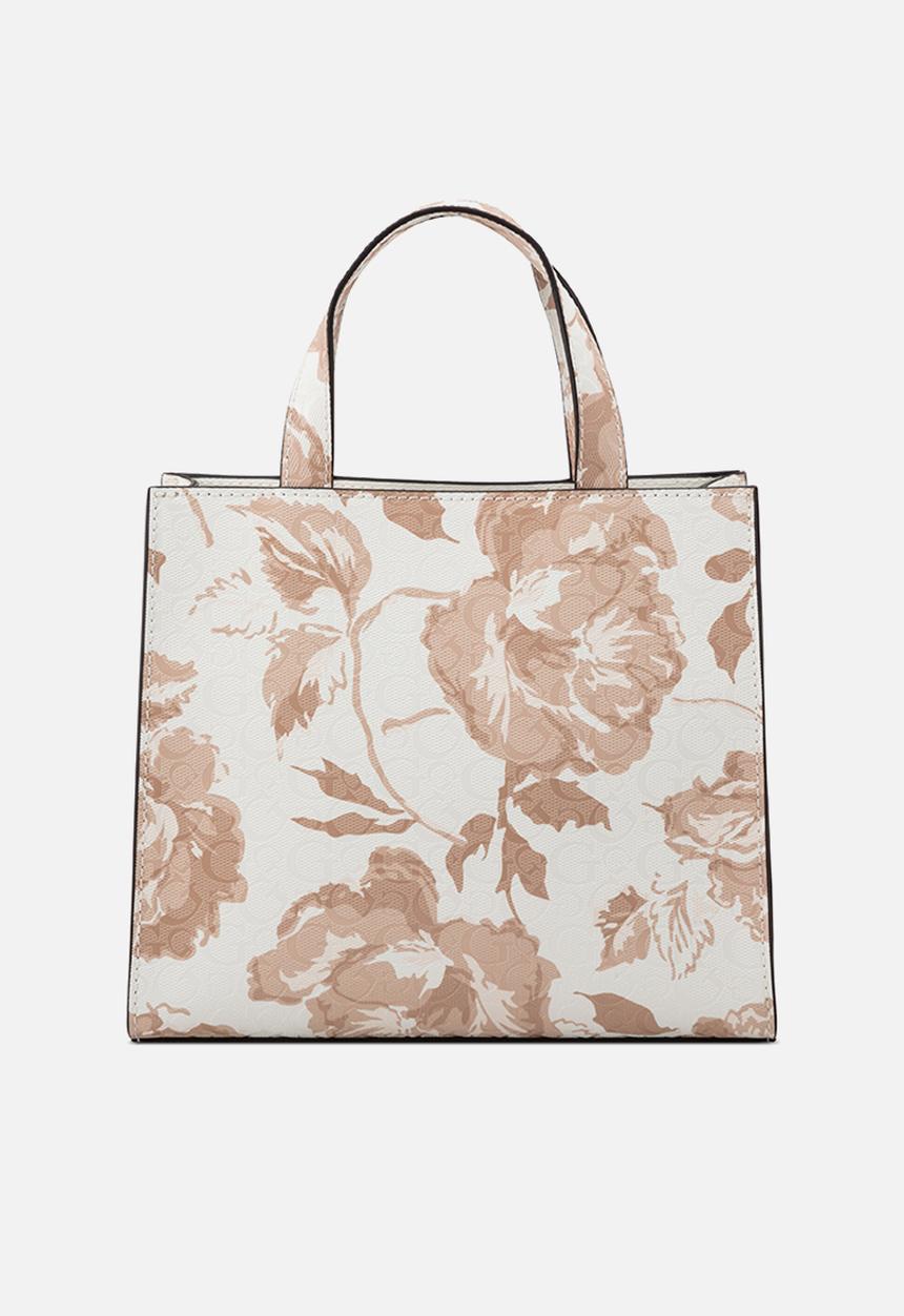 Guess Jillian Mini Tote Bag Multi White PR189581.