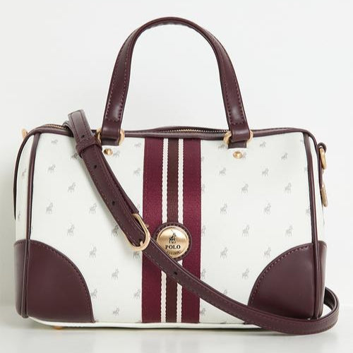 Polo Oxford Shoulder Bag - White (8029868163161)