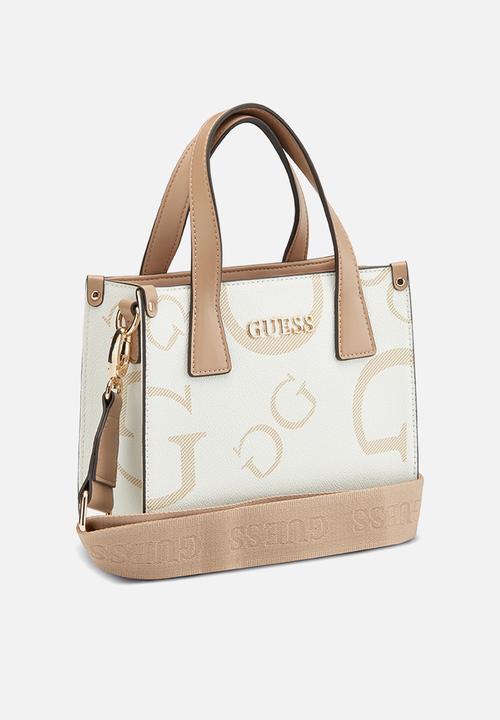 Guess Manon Mini Tote - Cream (8038724141145)