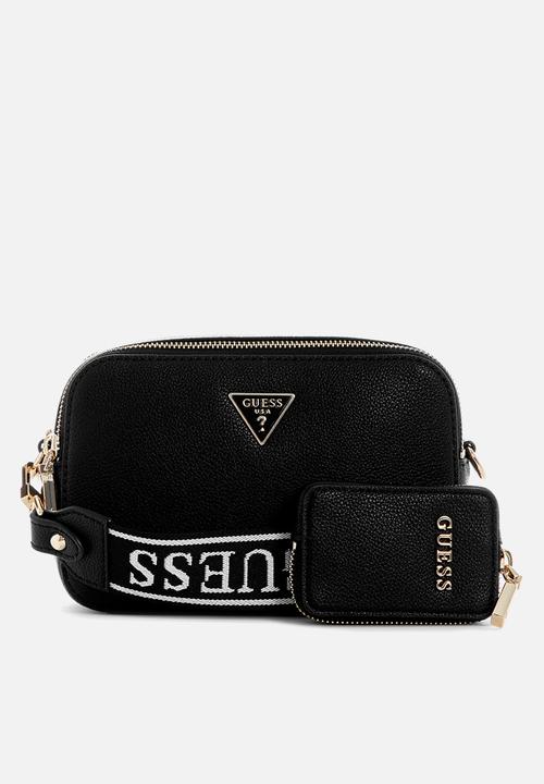 Guess Latona Camera Crossbody - Black