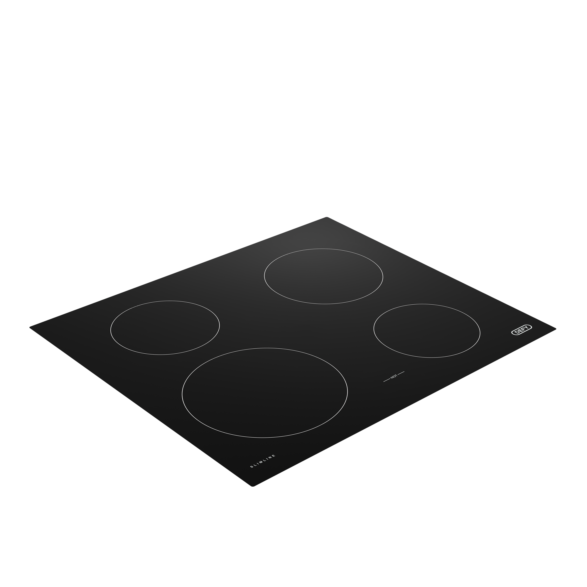 Defy 60cm Black Ceramic Hob DHD409