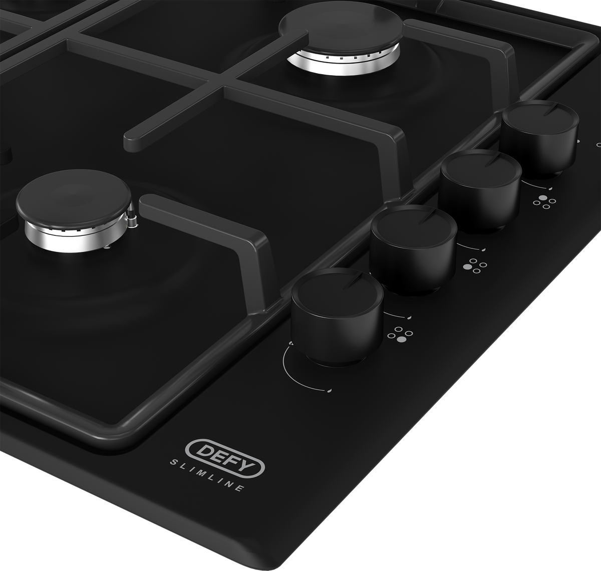 Defy 60cm Black Gas Hob DHG132