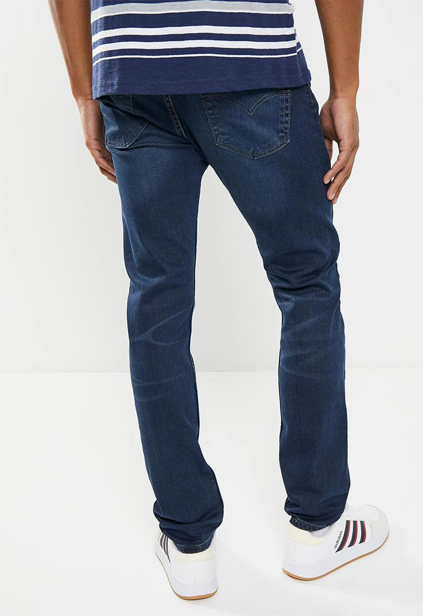 Levis Mens 510 Skinny Goldenrod Jeans Blue