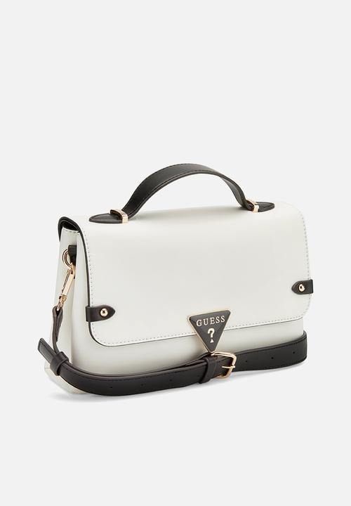 Guess Marlena Top Handle Crossbody-Cream Multi (8040691105881)