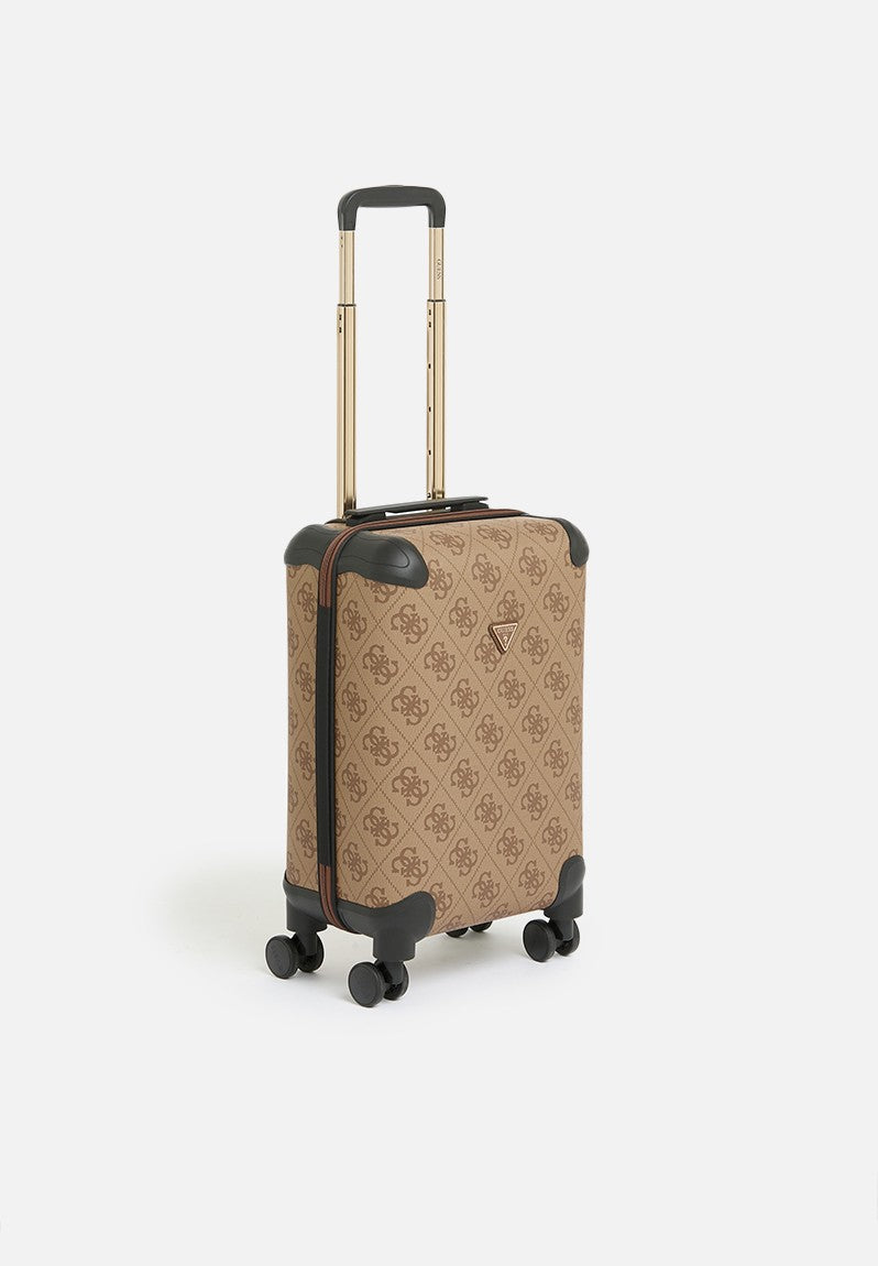 Guess Berta 18in 8-Wheeler Latte Logo Brown OB8688983.