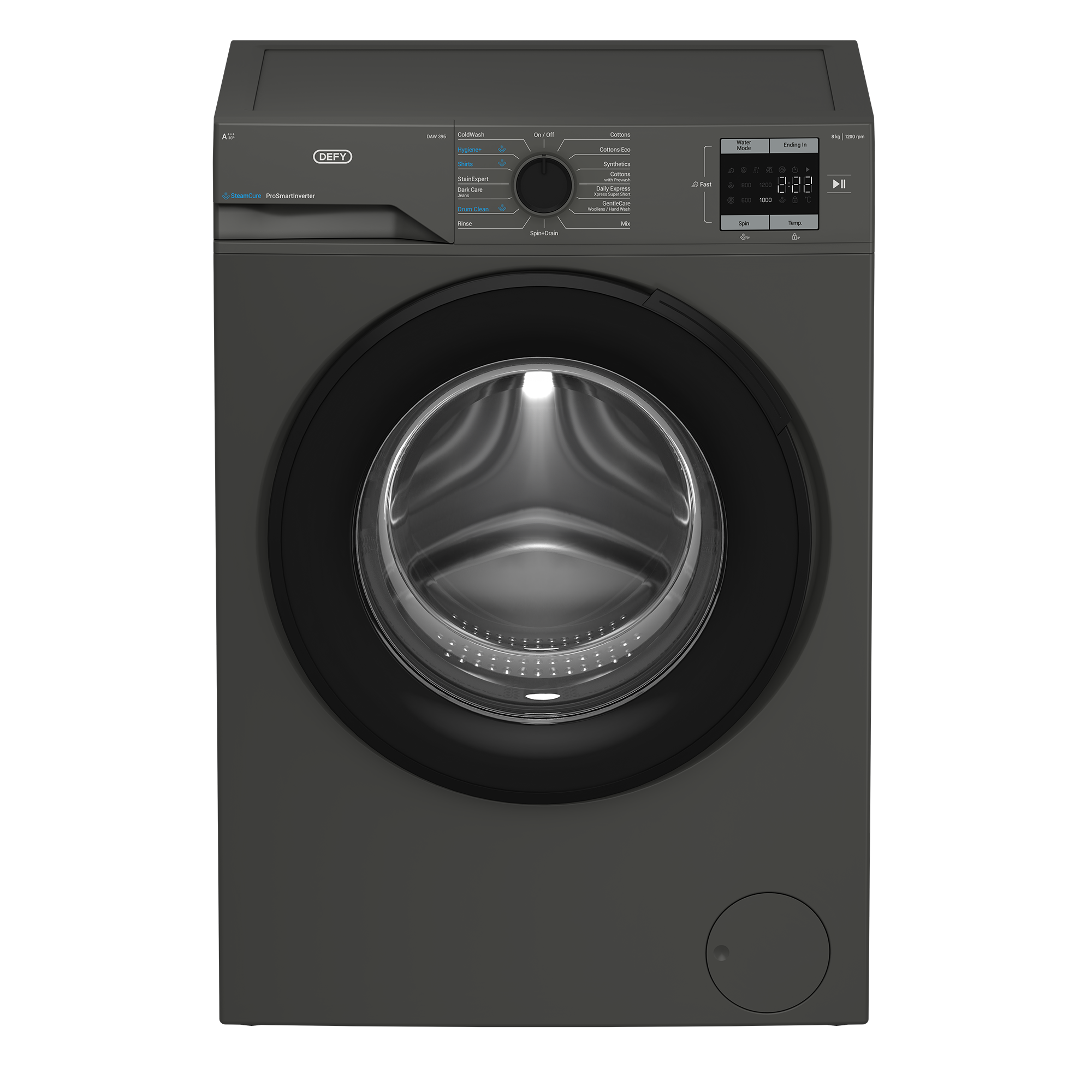 Defy 8kg Manhattan Gray Front Loader DAW396 (8025694765145)