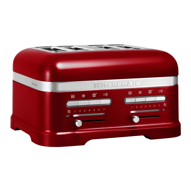 KitchenAid Artisan 4-Slice Toaster, 2500W Candy Apple 5KMT4205ECA.